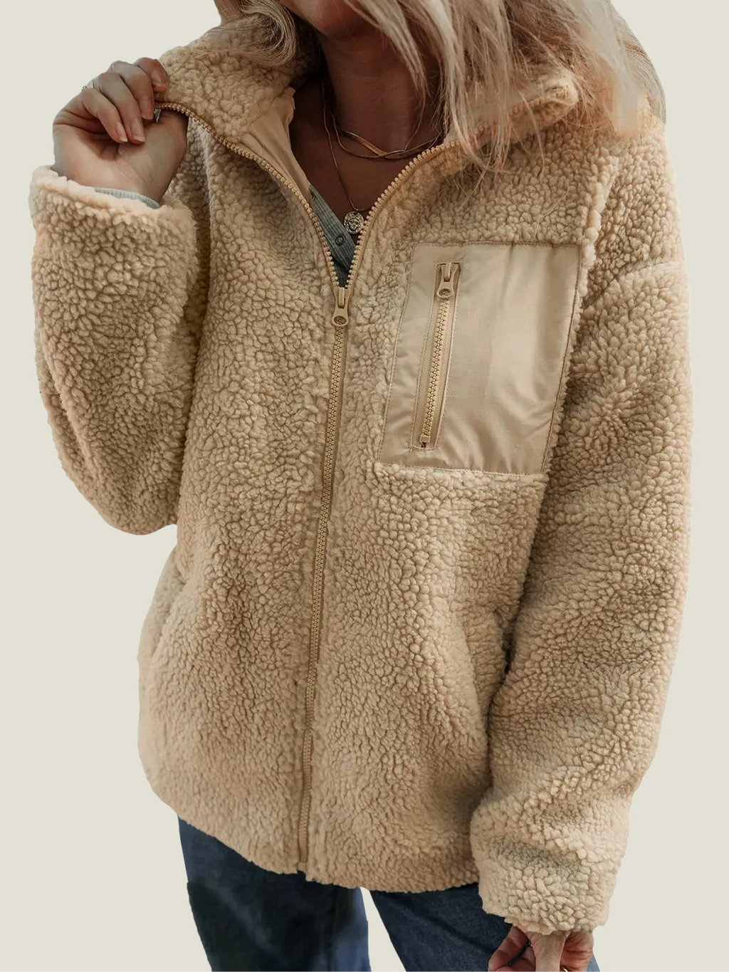 Women's Winter Full Zipper Fleece Jackets