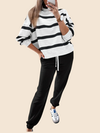 Women's Striped Two Piece Jogger Set(Buy 2 Free Shipping)