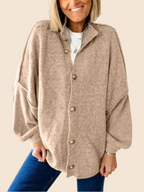 Women's Chunky Knit Button Front Cardigan