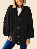 Women's Chunky Knit Button Front Cardigan