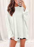 Women's Oversized Waffle Knit Top