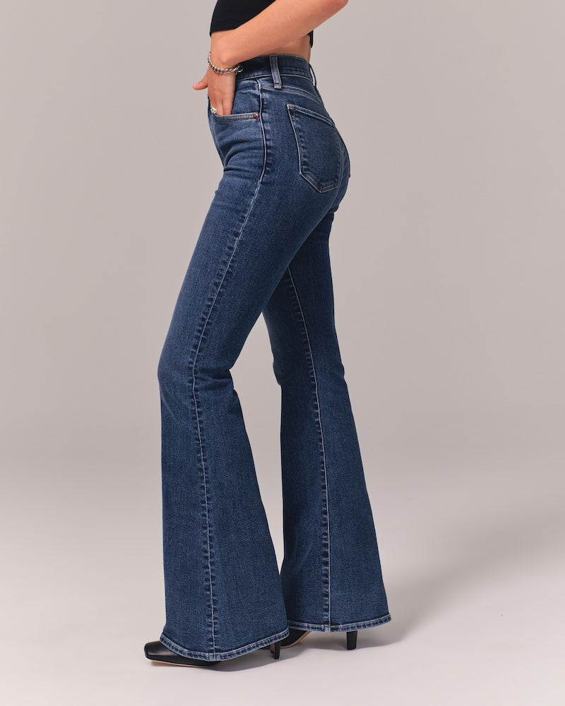 Women's Ultra High Rise Stretch Flare Jeans