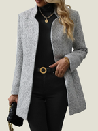 Women's Notch Lapel Casual Blazer Coat