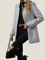 Women's Notch Lapel Casual Blazer Coat