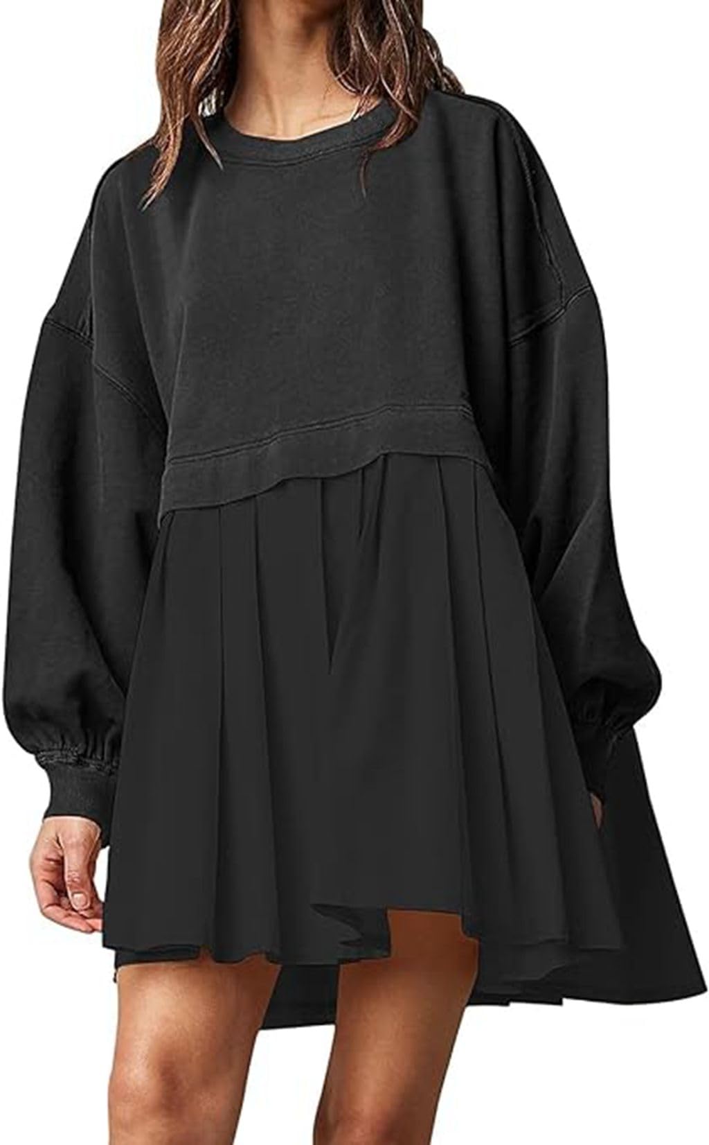 New Women's Oversized Sweatshirt Dress