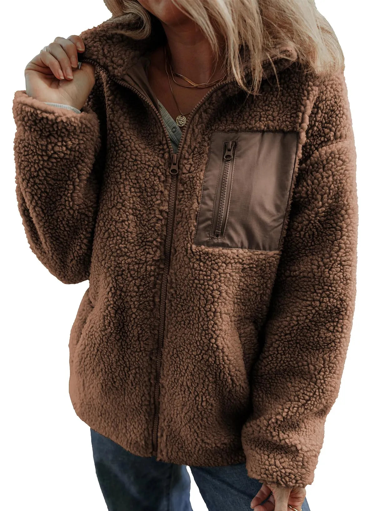 Women's Winter Full Zipper Fleece Jackets