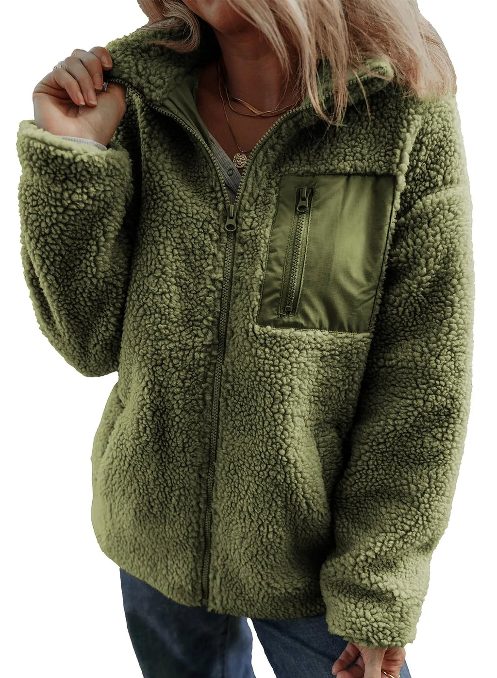 Women's Winter Full Zipper Fleece Jackets