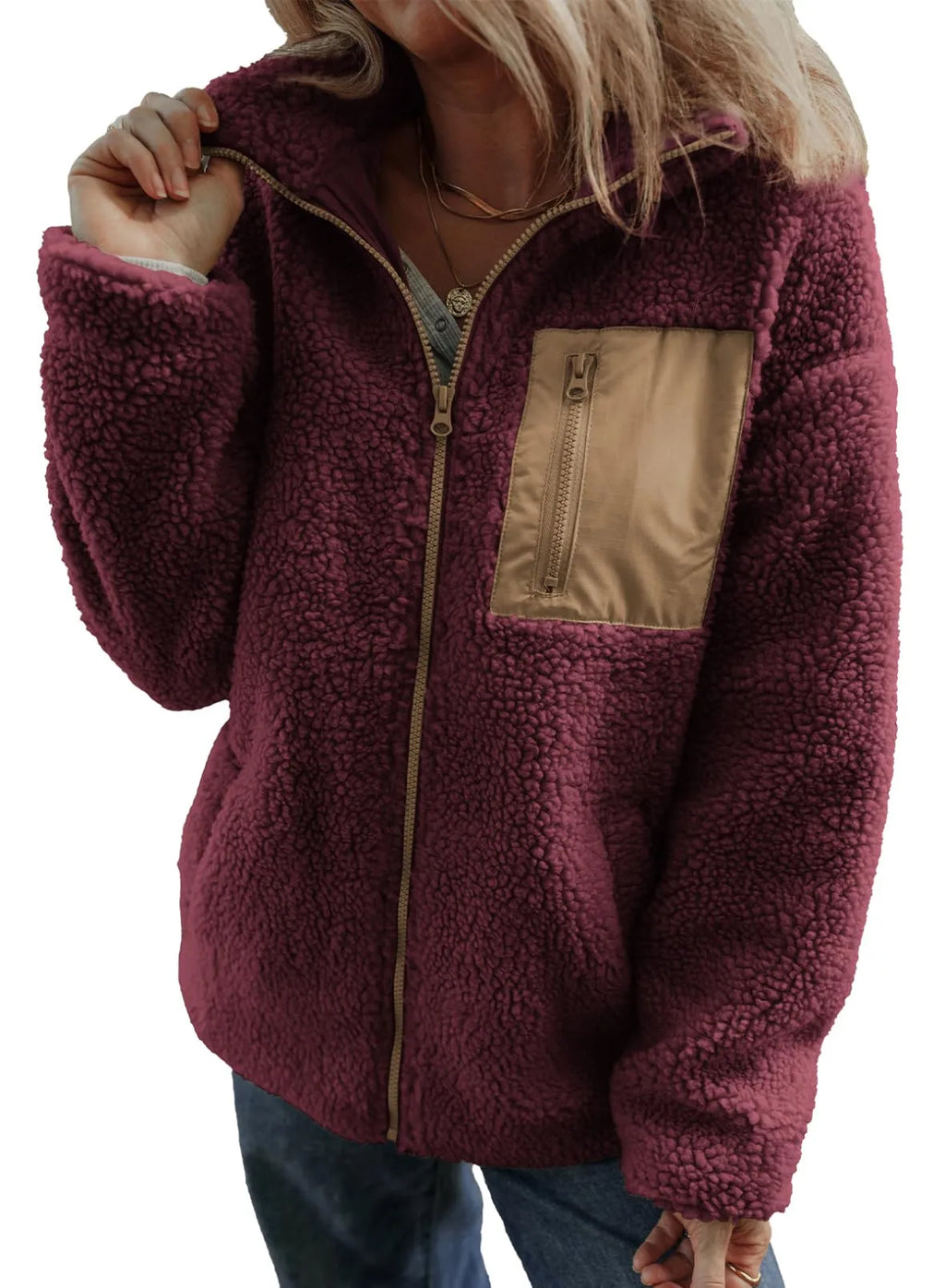 Women's Winter Full Zipper Fleece Jackets