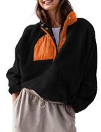 Women's Sherpa Fleece Pullover Jacket