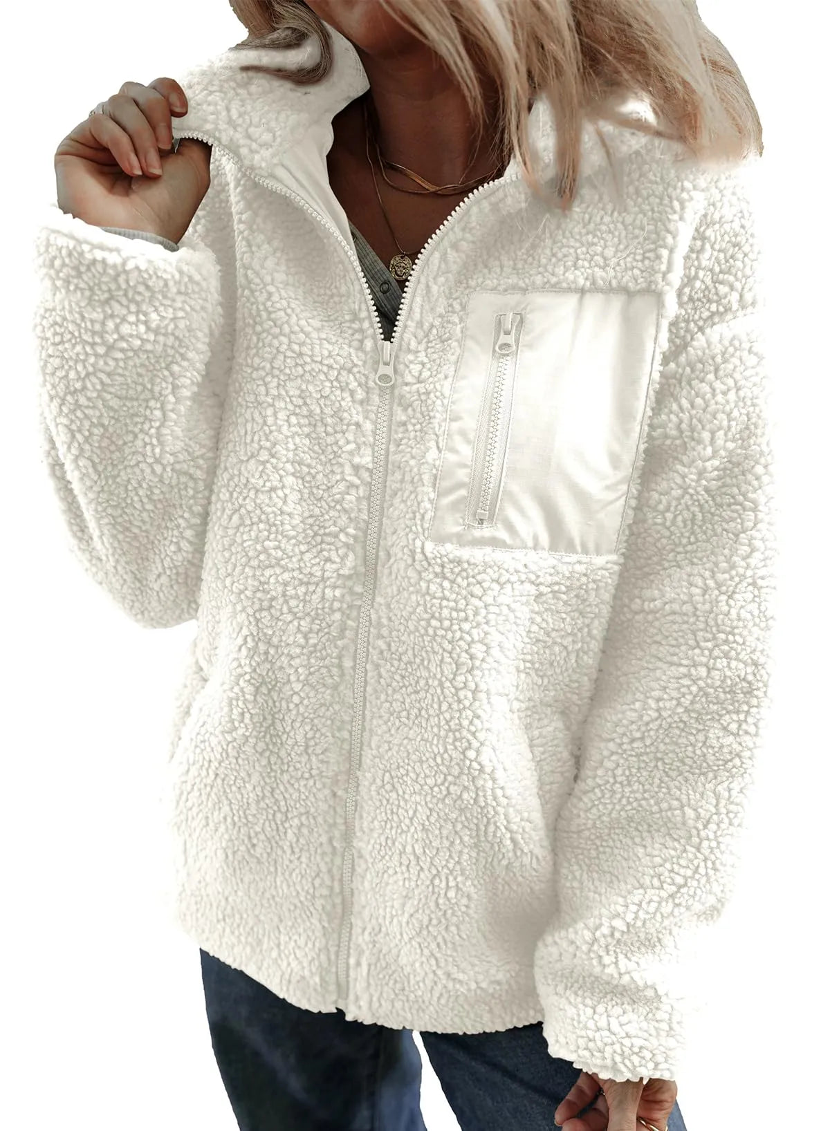 Women's Winter Full Zipper Fleece Jackets
