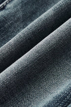 Vintage Button Mid Rise Flared Jeans