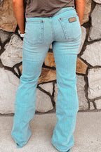 Classic Low Waist Flare Jeans