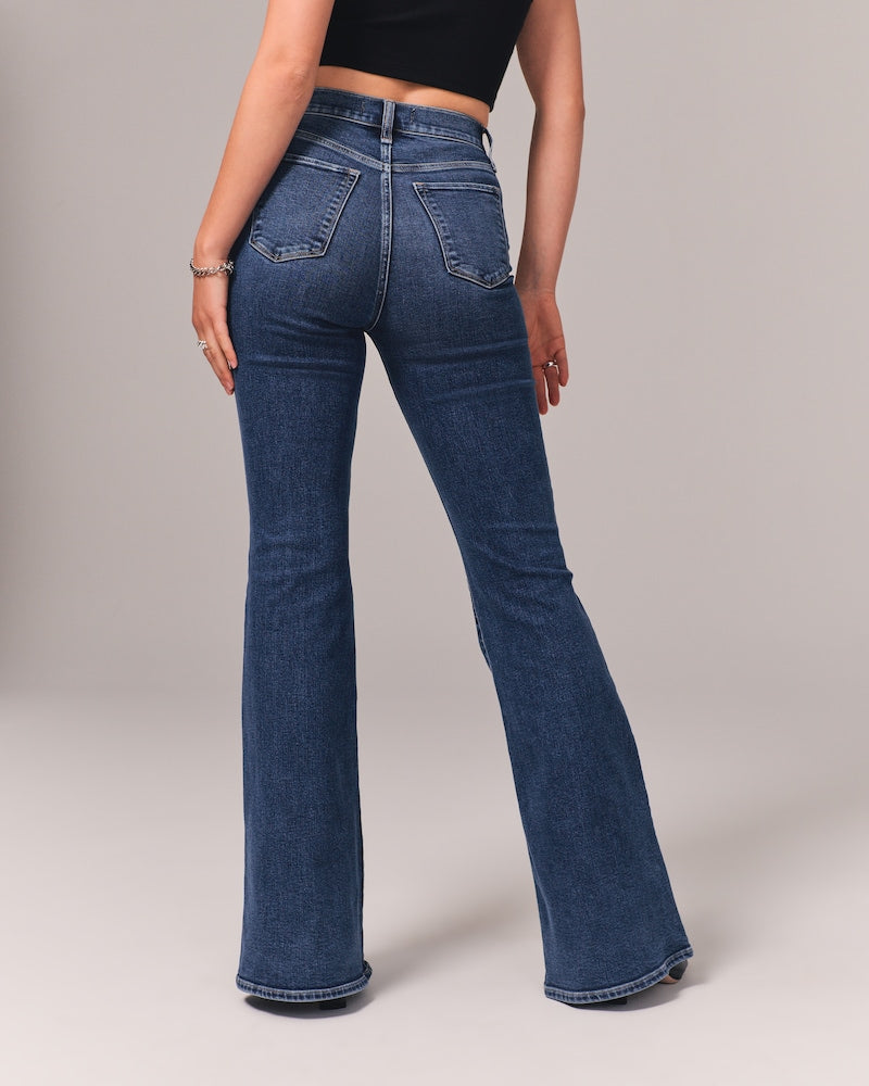 Women's Ultra High Rise Stretch Flare Jeans