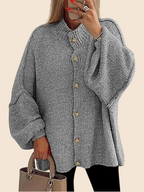 Women's Chunky Knit Button Front Cardigan