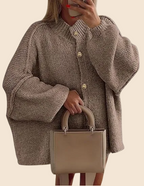 Women's Chunky Knit Button Front Cardigan