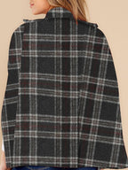 Women's Plaid Winter Cape Coat (Buy 2 Free Shipping)