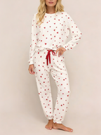 Women's Valentine's Day Heart Loungewear Two-piece Set